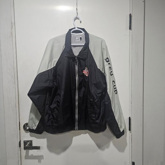 PUMA Gray and Black Jacket for men  Size XL - Picture 2 of 4